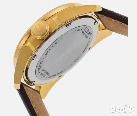Bulova Accu-Swiss 64B127 Tellaro Автоматичен часовник - нов с кутия и документи, снимка 6 - Мъжки - 54092971