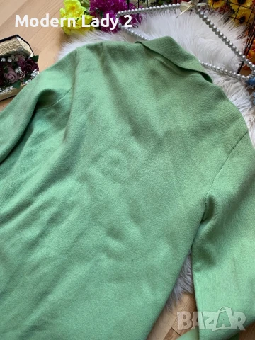 Зелена вълнена жилетка, снимка 3 - Жилетки - 50898961