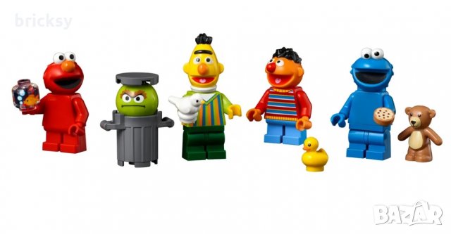 Нов оригинален сет LEGO Ideas - Sesame Street 21324, снимка 4 - Конструктори - 31966614