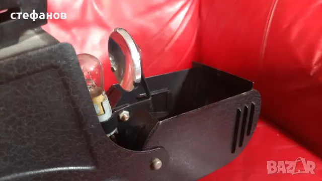 Диапроектор, диа проектор за позиционни филмчета, руски, куфарче, 1950 г, снимка 7 - Колекции - 48940314