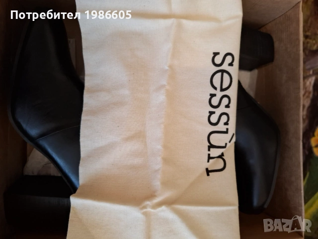 Дамски боти от естествена кожа Sessun, Made in Portugal, 36 номер, снимка 9 - Дамски боти - 54150708