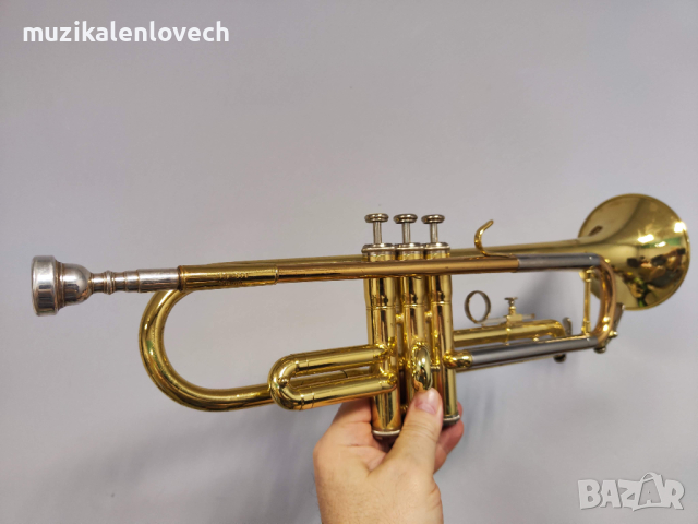 Jupiter B-Flat Trumpet JTR-410 with case - Б Тромпет с твърд куфар и мундщук - ОТЛИЧЕН