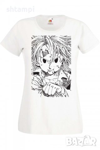 Дамска тениска The Seven Deadly Sins Meliodas 02,Анимация,игра,Празник,Повод., снимка 2 - Тениски - 37985743