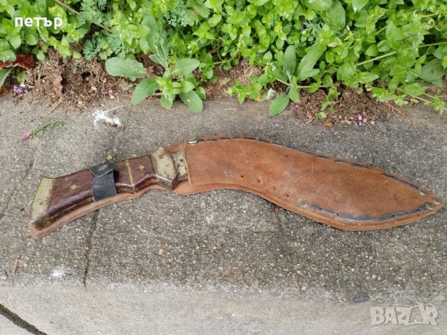 Стар нож тип Кукри, снимка 2 - Антикварни и старинни предмети - 40374421