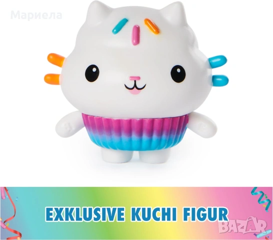 DREAMWORKS GABBY'S DOLLHOUSE - Комплект за игра на балкона Kuchis Juice Bar, снимка 2 - Други - 53888968