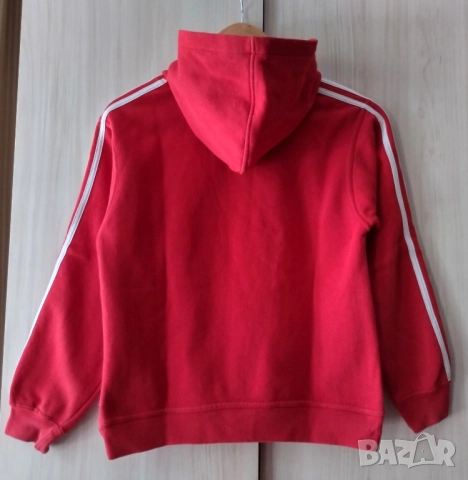 NBA / Chicago Bulls / Adidas - детски суичър с качулка Hoodie, снимка 3 - Детски анцузи и суичери - 52680614