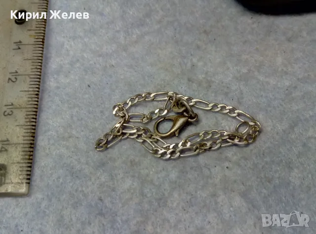 КЛАСИЧЕСКА КАРТИЕ ПЛЕТКА СРЕБЪРНА ГРИВНА МАРКОВО СРЕБРО C-Z 925 РЪЧНА РАБОТА 49342, снимка 9 - Гривни - 49757554