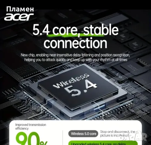 Acer Bluetooth слушалки  , снимка 9 - Bluetooth слушалки - 50139337