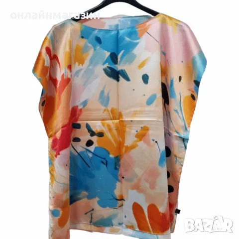 Луксозна плажна туника от 100% коприна – стил и комфорт за летните дни, снимка 1