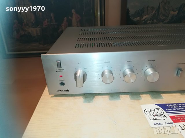 brandt stereo amplifier-france, снимка 8 - Ресийвъри, усилватели, смесителни пултове - 30113611