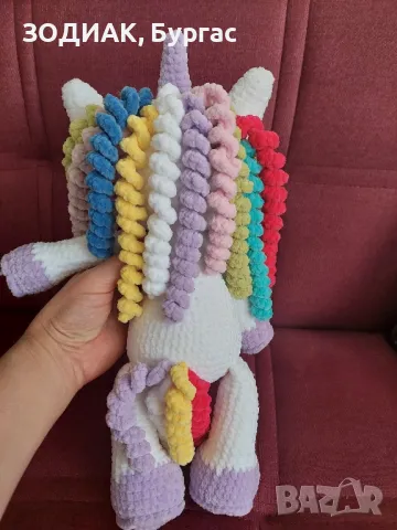 ЕДНОРОГ - Кукла Амигуруми , снимка 3 - Плюшени играчки - 48577284
