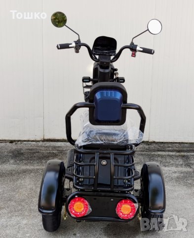 Двуместна електрическа триколка EcoWay М11 задно 600Вата двигател, снимка 6 - Мотоциклети и мототехника - 44207762