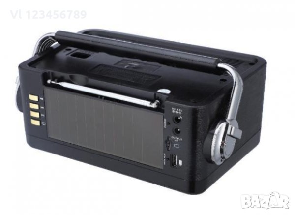 Ретро радио +соларен панел+ акумулатор , MP3 , със стилен дизайн, VXR, снимка 3 - Тонколони - 29272592