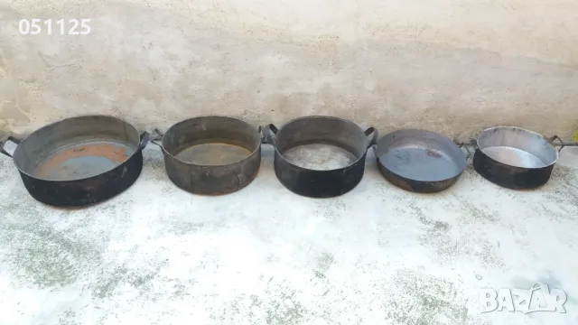 масивни метални тави за агнета, лятеница и манжи , снимка 2 - Антикварни и старинни предмети - 47906548