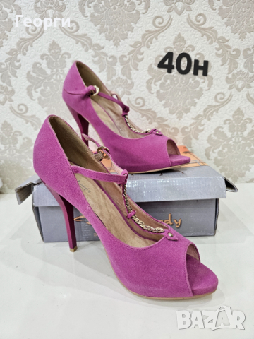 Дамски обувки, снимка 15 - Дамски обувки на ток - 44743343