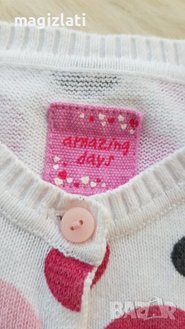 Бебешка жилетка 9-12 месеца, снимка 3 - Жилетки и елечета за бебе - 38177965