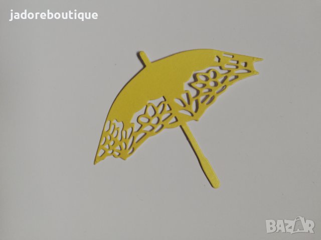 Елемент от хартия чадър скрапбук декорация , снимка 1