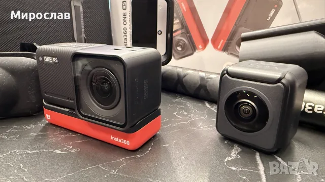 Insta360 RS + 4K mode lens, снимка 4 - Камери - 56107526