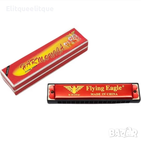 Първата музика на твоето дете – хармоника Flying Eagle с кристален звук, снимка 5 - Музикални играчки - 52228464