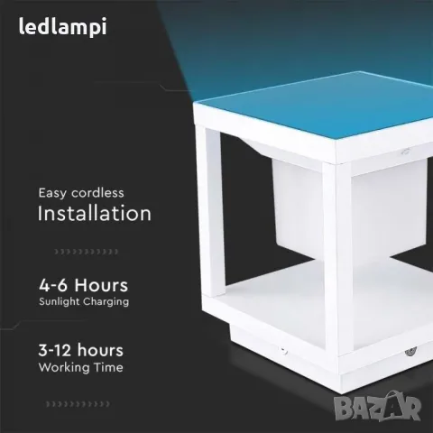Соларна LED Градинска Лампа 2W SAMSUNG Чип - ПРОМОЦИЯ, снимка 6 - Соларни лампи - 48143760