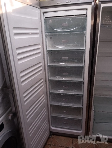 Комплект огромни иноксова фризер и хладилник Миеле Miele Made in Germany 2 години гаранция!, снимка 5 - Хладилници - 53068623