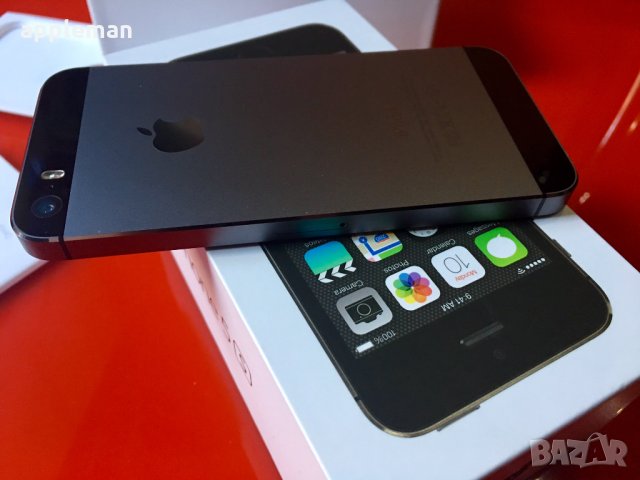 Apple iPhone 5S 16Gb Space Gray Фабрично отключен Айфон телефон, снимка 9 - Apple iPhone - 30286630