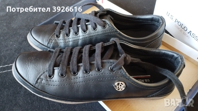 Обувки U S POLO естествена кожа, снимка 3 - Дамски ежедневни обувки - 53336202