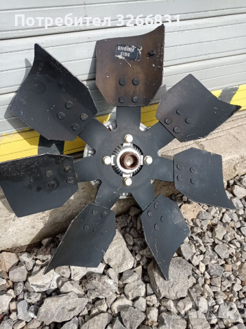 Виско с перка за радиатор багер CASE, снимка 1