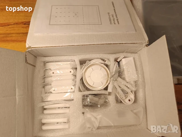 ЧИСТО НОВА WiFi алармена система от 14 части, 3G/4G GSM, поддръжка на Tuya и Smart Life APP, снимка 13 - Аналогови камери - 50494835