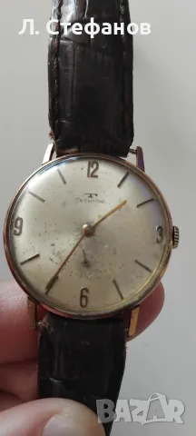 Technos 17 jewels swiss made gold plated 10micr 