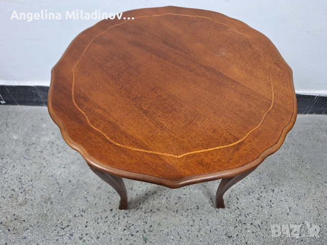 Маса с дърворезба Луи XV , снимка 2 - Маси - 54342616