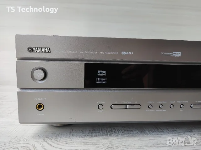 5.1 AV Ресивър Yamaha RX-V430RDS – Cinema DSP, Сребрист, снимка 2 - Ресийвъри, усилватели, смесителни пултове - 56047454