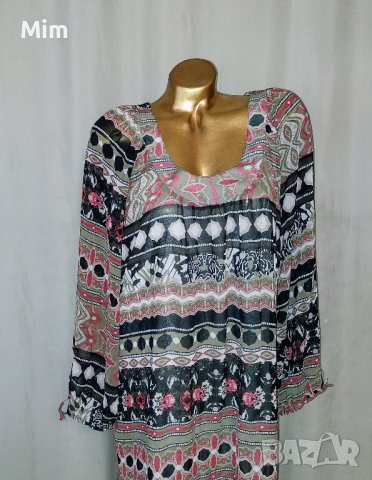 Patriczia Pepe 42/ L Рокля/туника/ на фигури с дълъг ръкав &, снимка 4 - Рокли - 44156040