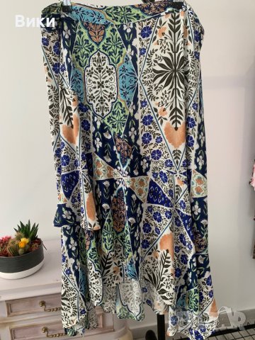 Дълга пола в размер 14, снимка 2 - Поли - 44179107