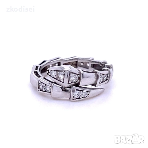 Златен дамски пръстен BULGARI 3,20гр. размер:55 14кр. проба:585 модел:36265-6
