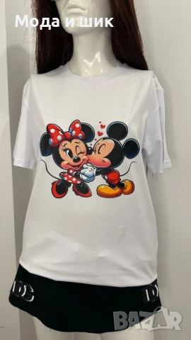 Тениска с апликация , снимка 5 - Тениски - 50876642