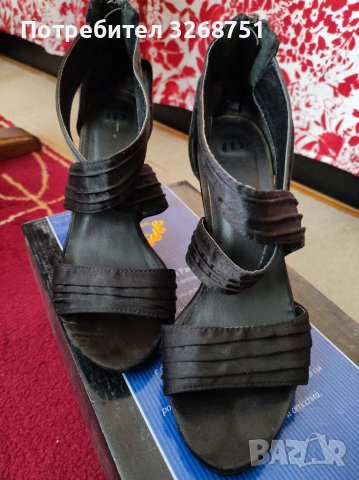 Сандали на ток, снимка 2 - Дамски обувки на ток - 37555725