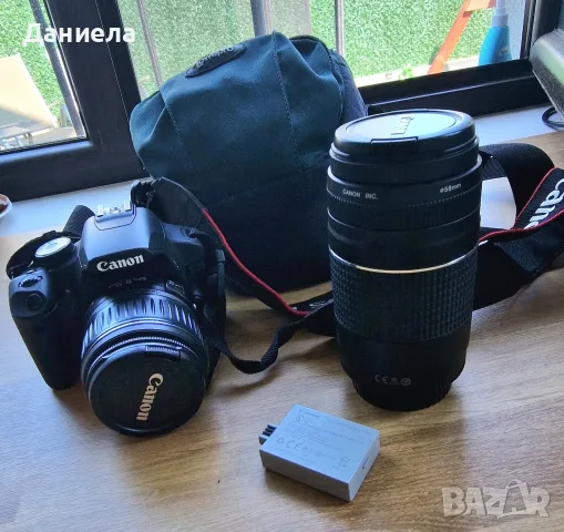 Canon EOS 500D – за ремонт или части + нова батерия и калъф, снимка 11 - Фотоапарати - 55756199