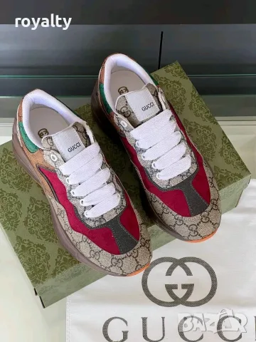 Gucci Нови Дамски Маратонки с Кутия Гучи , снимка 2 - Маратонки - 56317897