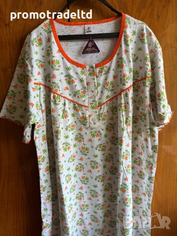 Нощница крепон къс ръкав Ареал, снимка 2 - Нощници - 50871087