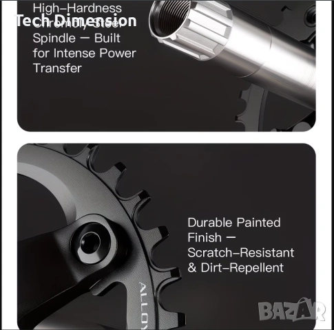 Курбели  куха ос Sagmit Generation 3.0 36T NW + средно Hollowtech, снимка 8 - Части за велосипеди - 54334428