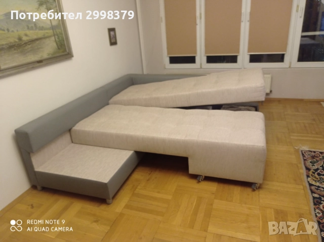 Диван ъглов , снимка 4 - Дивани и мека мебел - 52699186