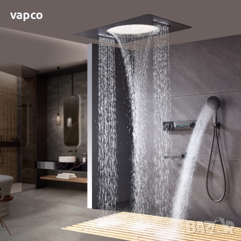 Дизайнерска душ система с таванен душ за вграждане Design D42, снимка 4 - Душове - 51488871