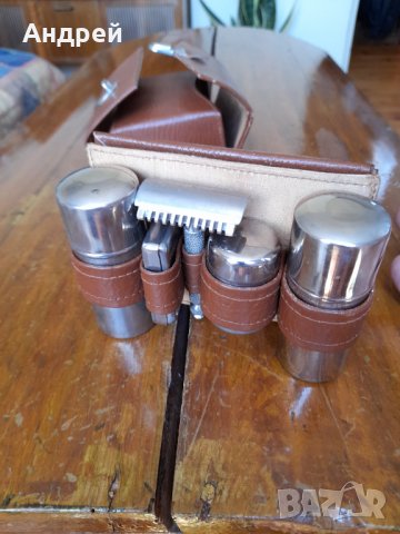 Стар мъжки несесер за бръснене #6, снимка 4 - Други ценни предмети - 33808685