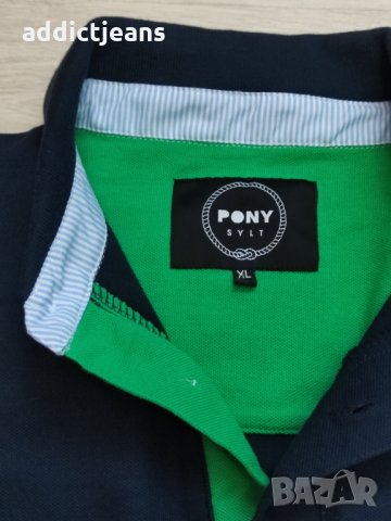 Мъжка тениска PONY размер L, снимка 4 - Тениски - 33714753