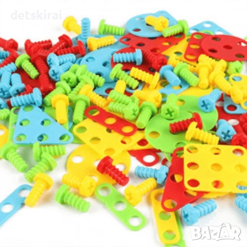 Конструктор - 3D мозайка с винтоверт, снимка 2 - Конструктори - 52283471