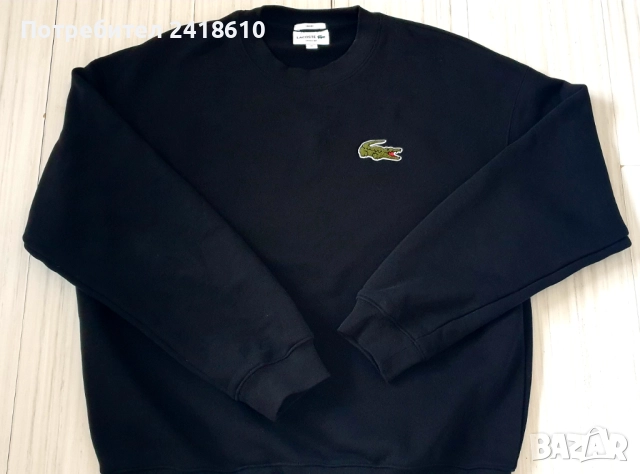 Lacoste Loose Fit Cotton Mens Size 4 - M НОВО! ОРИГИНАЛ! Мъжка Блуза!, снимка 7 - Спортни дрехи, екипи - 52940113