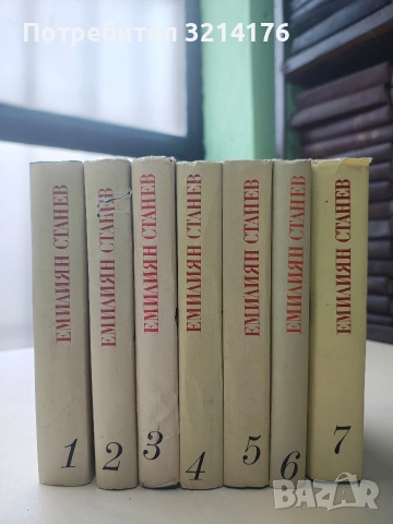 Събрани съчинения в седем тома. Том 1-7 - Емилиян Станев (1981-3), снимка 3 - Художествена литература - 53232134