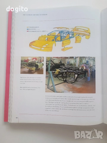Колекционерска книга Ferrari – The Ultimate History (Пълната история), снимка 6 - Други - 54008391