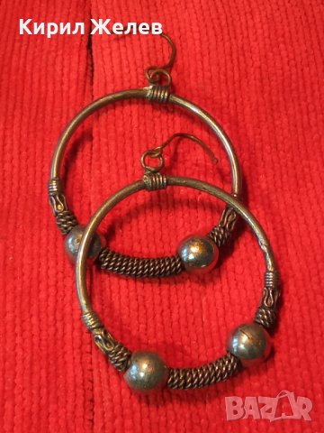 СТАРИ РЕТРО АРТ СРЕБЪРНИ ОБЕЦИ или ПОСРЕБРЕНИ РЪЧНА ИЗРАБОТКА 8052, снимка 10 - Антикварни и старинни предмети - 30330958